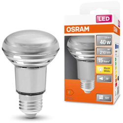 LED (monocolore) Classe energetica: A++ (A++ - E) OSRAM LED STAR R63 40 36° 2.6 W/2700K E27 4058075125964 E27 Potenza: características