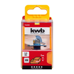 KWB Fresa a disco per scanalature HM, con gambo di serraggio - 754030 en oferta