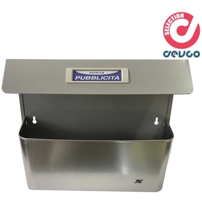 Cassetta porta pubblicità Bimetal Maxi aluzink verniciato RAL 9007 - SILMEC