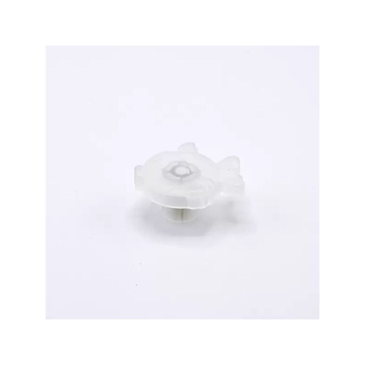 Pomolo a forma di pesce effetto opalino satinato 44x41x23mm - 427P Animalier - POLIDEAS