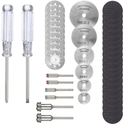 Insieme con i dischi di taglio 45 mole diamantate e lucidanti - ASUPERMALL