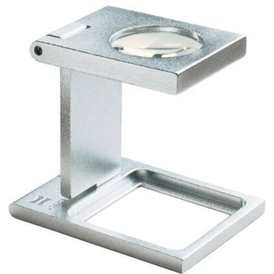 1258 Contafili Ingrandimenti: 6 x Lente: (Ø) 22.6 mm Argento - Eschenbach