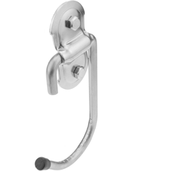 PrimeMatik - Gancio da parete multiuso in acciaio zincato 130 mm características