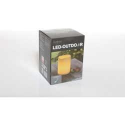 Flower Power 5729, Candela LED, Plastica, beige, 15 x 15 x 20 cm - POWER FLOWER en oferta