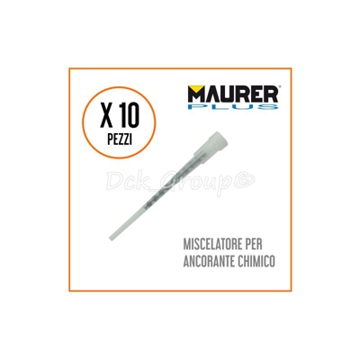 10 Pezzi Miscelatore Per Ancorante Chimico Maurer Plus - MAURER-PLUS
