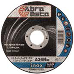 DISCO ABRASIVO INOX 115x1.6 f.22 ABRA BETA precio