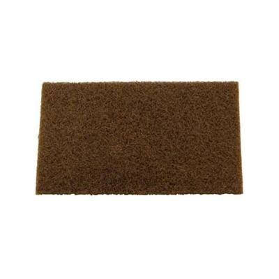 Pad Mano Non Tessuto, Grado Di Finezza: Mezzi, Di Colore Marrone, Dimensioni 158 X 224 Mm - 3M