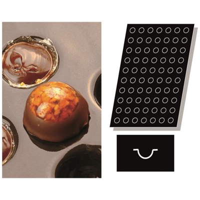 Stampo Flessibile Semisfere Silicone