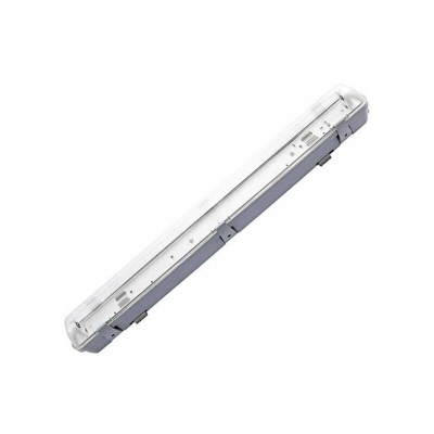 Plafoniera Rettangolare Stagna 2 Tubi cm 120 Kai