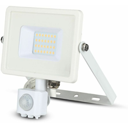 Faro LED Chip Samsung 20W con Sensore di Movimento e Crepuscolare e Interruttore Manuale di Bloccaggio Colore Bianco 4000K IP65 - V-tac características