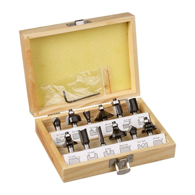 KWB Serie frese verticali, 12 pezzi - 757290