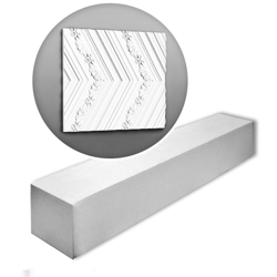 Orac Decor W130-box LUXXUS CHEVRON 1 Scatola 4 pezzi 3D Rivestimento murale 8 m en oferta