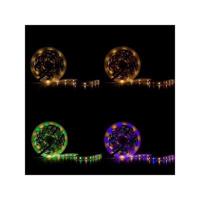 Greenice - Striscia LED 360 X SMD 5050 5M RGB-Bianco Caldo IP25 | RGB-Bianco Caldo (CA-RGBWW-5050-IP25)