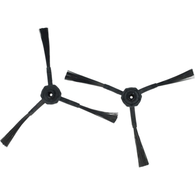 vhbw 2x Spazzola laterale di ricambio compatibile con Medion MD18500, MD18501 aspirapolvere - nera