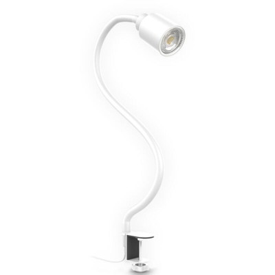 Luce a morsetto LED con 5W GU10 illuminante I bianco caldo I collo d'oca flessibile I girevole I girevole I girevole I interruttore a levetta I collo
