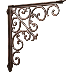 Mensola Scaffale da Parete in Ghisa un Ripiano a Muro Libreria Classica - BISCOTTINI en oferta