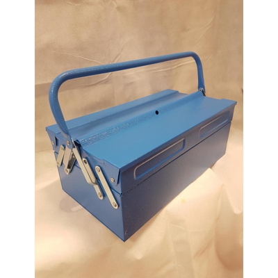 CASSETTA PORTAUTENSILI 48CM in METALLO 3 posti - Valigia utensili Made in Italy Metallurgica - MR MONDIAL