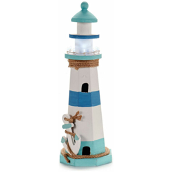 Statua Decorativa Legno (14,5 x 44 x 14,5 cm) Luci LED - GIFT DECOR características