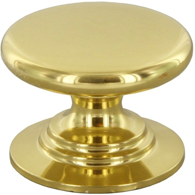 Pomolo pomello per mobili oro lucido 25 mm 25 pezzi art. P2313.01 Cafim