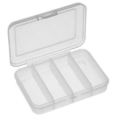 Cassetta Porta Minuteria Mm 58 X 87 - 6 Scomparti - Ppl Trasparente - PLASTICA PANARO