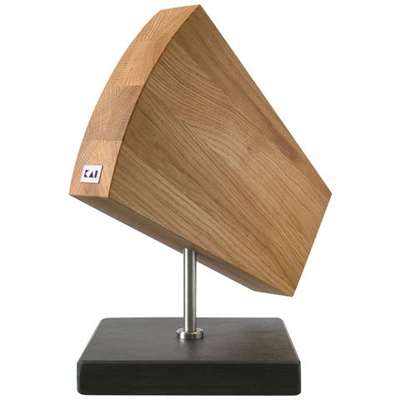 Ceppo Girevole Magnetico Per 6-8 Coltelli In Legno Di Quercia 31x18x34cm Di Kai