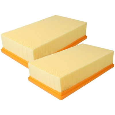 vhbw 2x filtro a pieghe piatte per aspirapolvere aspiraliquidi Flex S-36, S-47, S36, S47, VCE 35 L AC, VCE 45 H AC, VCE 45 M AC