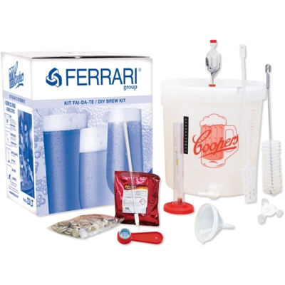 kit birra artigianale eco con fermentatore da 32 litri - ferrari group
