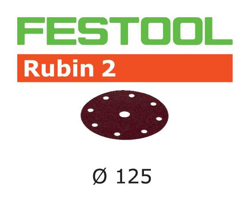 Disco abrasivo STF D125/8 P150 RU2/50 Rubin 2 - 499098 - Festool en oferta