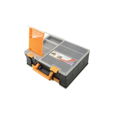 Workmen Storage - Valigetta porta componenti doppia con scomparti modulabili - WORKMEN