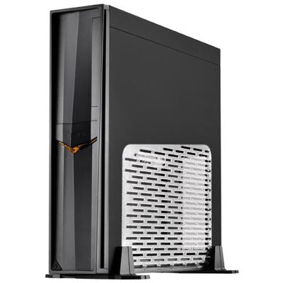 Case Raven RVZ02-W HTPC Mini Tower Mini-ITX Colore Nero con Finestra Bianca