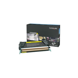 0C734A2YG Toner Originale Giallo per Lexmark C734dn Capacità 6000 Pagine en oferta