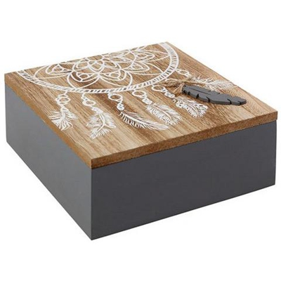 Scatola Decorativa 114080 (18 x 7 x 18 cm)