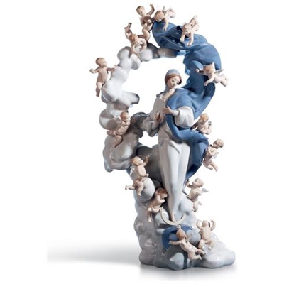 Vergine- Statuetta Porcellana