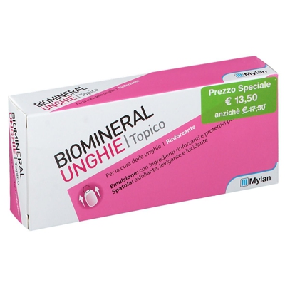 Biomineral Unghie Topic Emulsione e Spatola