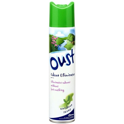 Oust Spray Deodorante Ambienti Elimina Odori Verde Freschezza Di Bosco 300Ml