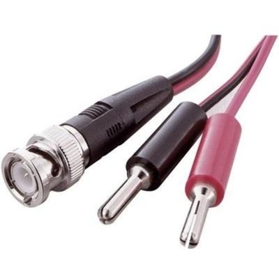 VOLTCRAFT Cavo di misura BNC 0.80 m Nero, Rosso