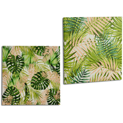 Tela Verde Tela (28 x 28 x 1,5 cm) - GIFT DECOR precio