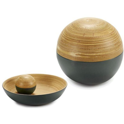Gift Decor - Sfera Decorativa Grigio 10 (10 x 10 x 10 cm) Bambù precio