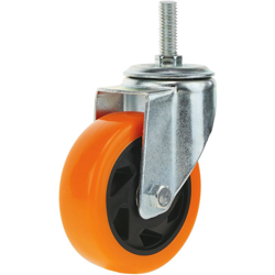 PrimeMatik - Rotelle pivotanti ruote industriale di poliuretano senza freno 100 mm M12 características