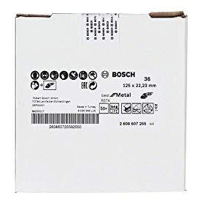Bosch - Disco abrasivo in fibra R574, Best for Metal