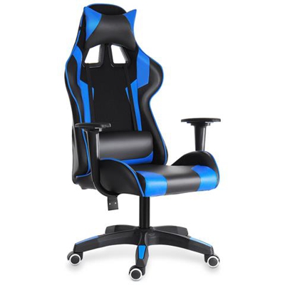 Sedia Gaming Ergonomica Colore Nero Blu