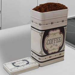 Lgvshopping - Scatola in Latta Rettangolare Porta Capsule Capsula e Cialde Caffe Coffee en oferta