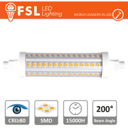 lampadina led 9.5 watt 118 mm 200° 220-240 volt A+ CE R7S bianco naturale no lif flr7s9w40k - FSL características