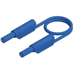SKS Hirschmann MLS SIL WS 100/1 Puntali di sicurezza [Spina a banana 4 mm - Spina a banana 4 mm] 1.00 m Blu en oferta