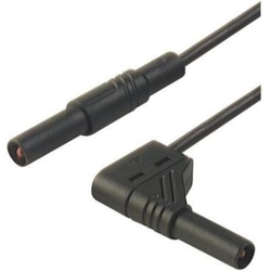 SKS Hirschmann MLS SIL WG 200/1 Puntali di sicurezza [Spina a banana 4 mm - Spina a banana 4 mm] 2.00 m Nero en oferta