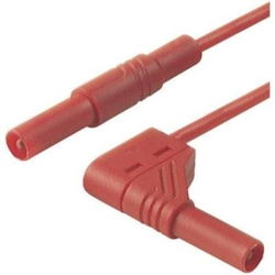 SKS Hirschmann MLS SIL WG 100/1 Puntali di sicurezza [Spina a banana 4 mm - Spina a banana 4 mm] 1.00 m Rosso en oferta