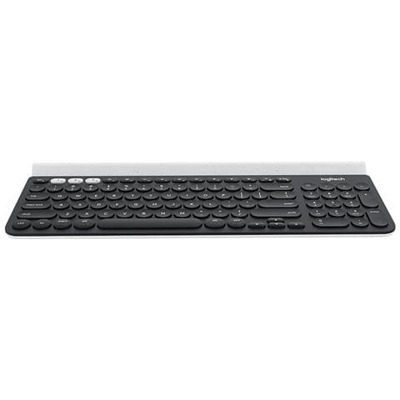 K780 Bluetooth QWERTY Inglese Nero, Bianco tastiera
