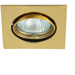 faretto incasso quadrato orientabile dorato 75 mm CE IP20 orientabile kan 02552 - KANLUX características