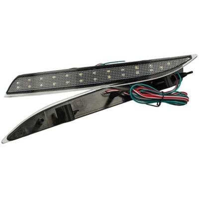 Kit 2 Fanali Posteriori A Led Trasparente Per Opel Astra J Hatch 2010-2015 OEM 13262018 Sostituzione Riflettore Catarifrangente Originale - CARALL