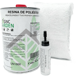 Kit di riparazione 1 kg di resina poliestere - GLOBAL precio